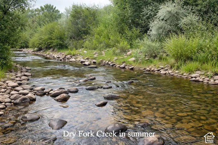 Dry Fork Creek on N section of property.