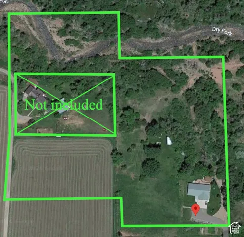 Map / location with property boundaries highlighted