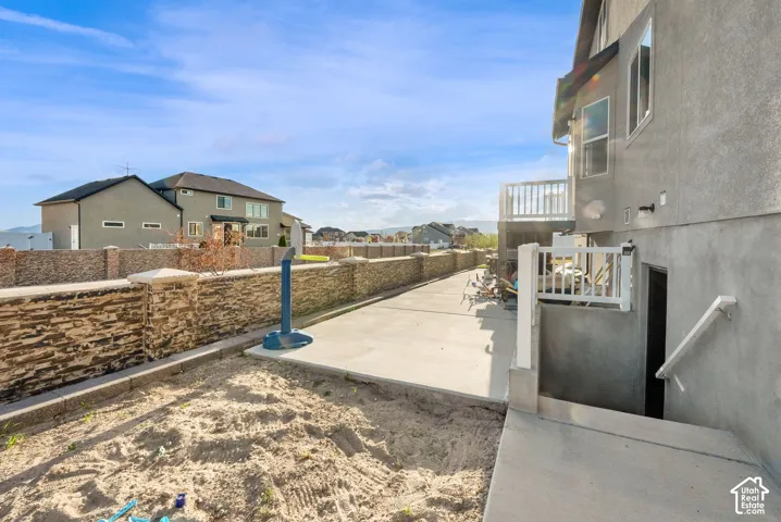 View of patio with a residential view