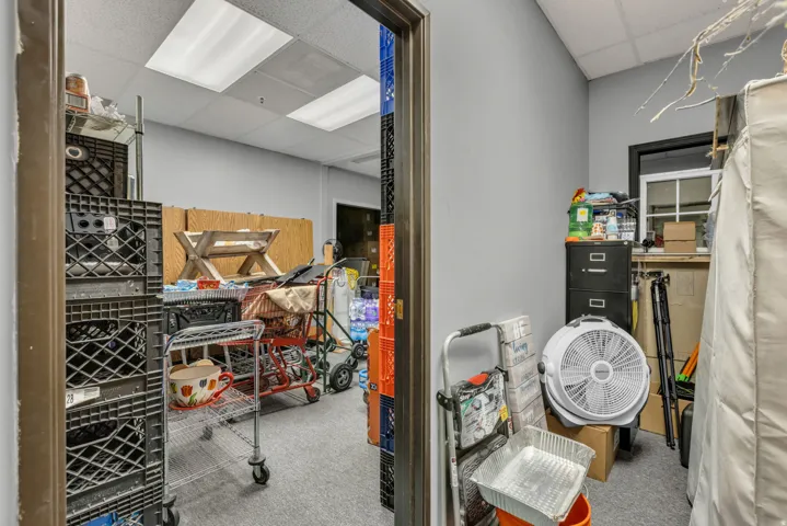 View of storage room
