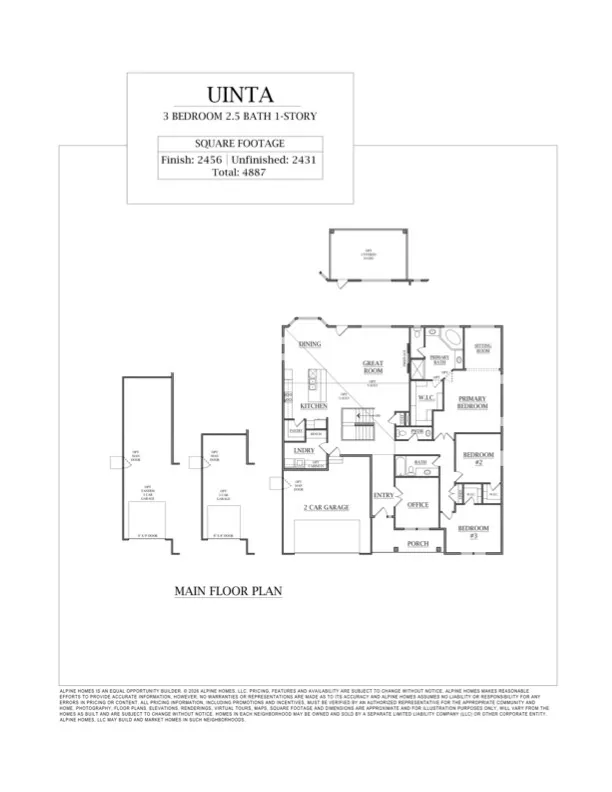 View of home floor plan