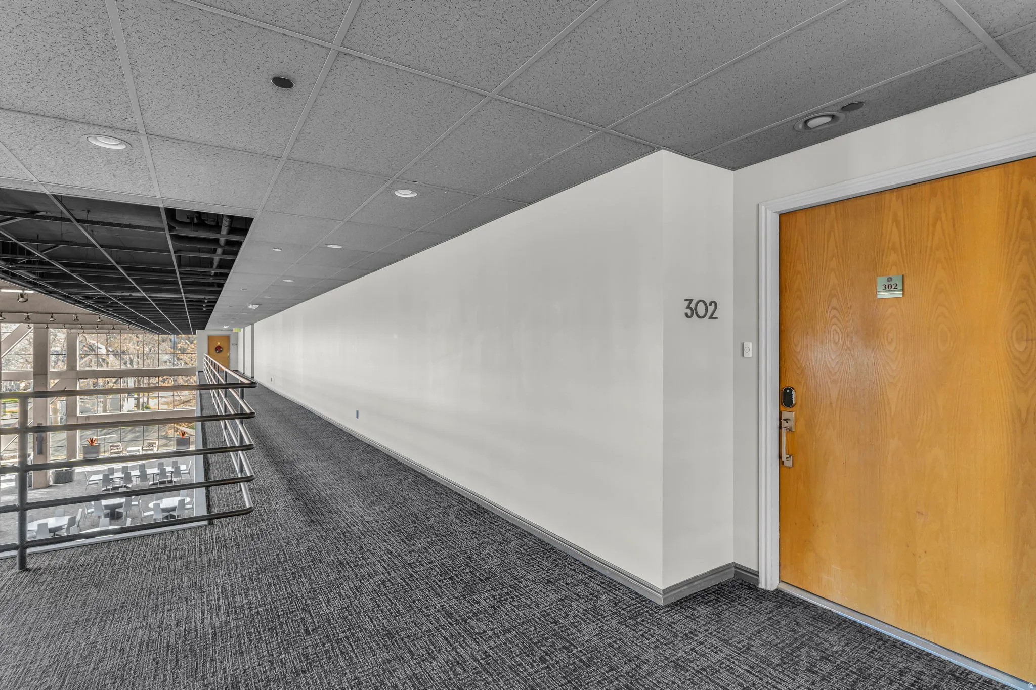 Entrance to condo overlooking Atrium