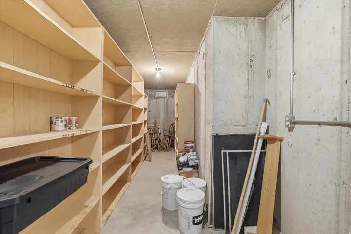 View of storage area