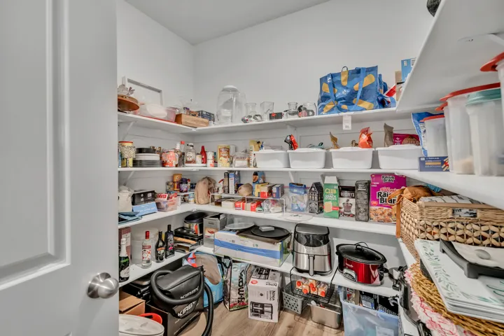 View of storage area