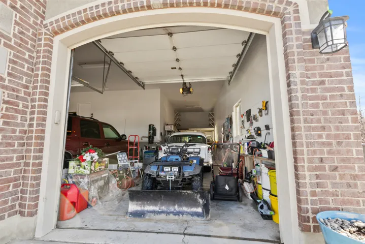 Extra length gargage for a fourth car