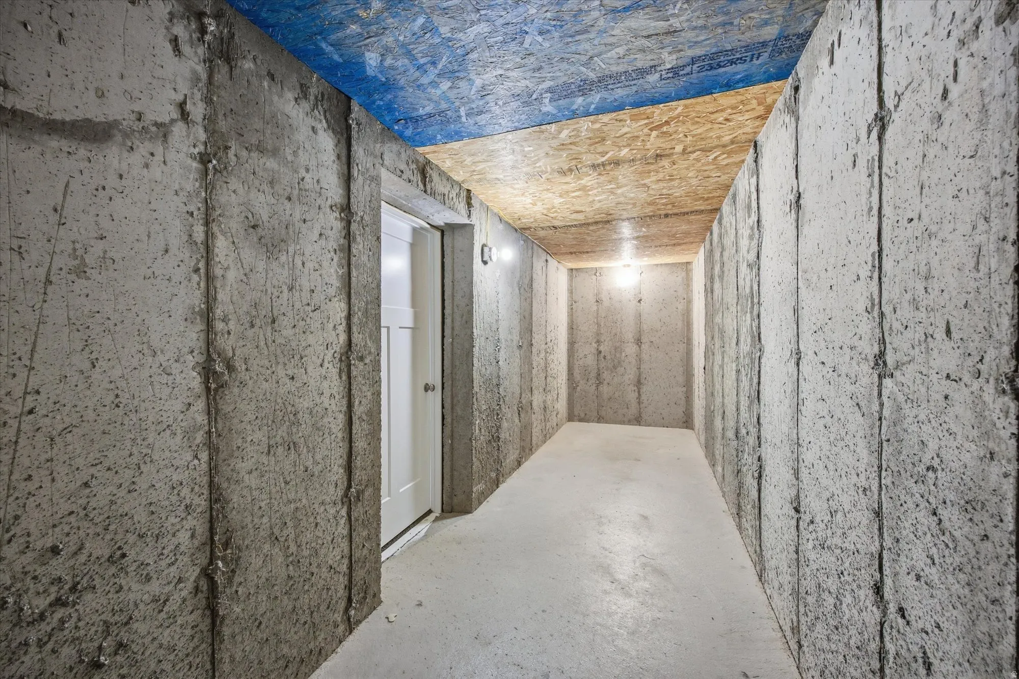 View of unfinished below grade area