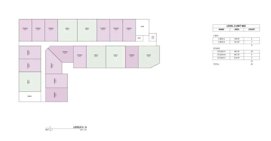 Map of parcels