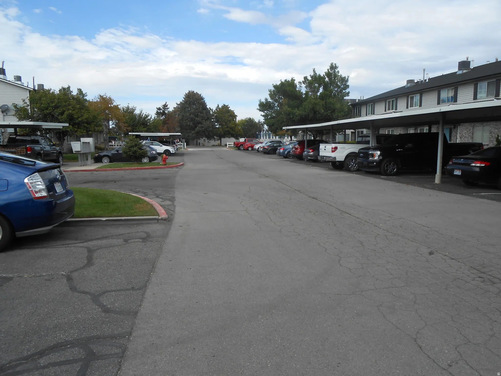 View of asphalt road