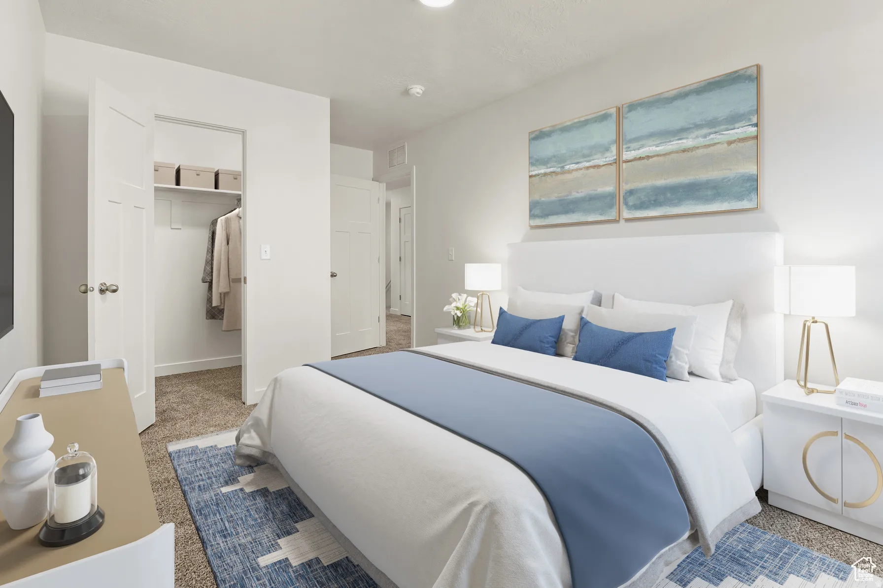 Bedroom featuring a spacious closet
