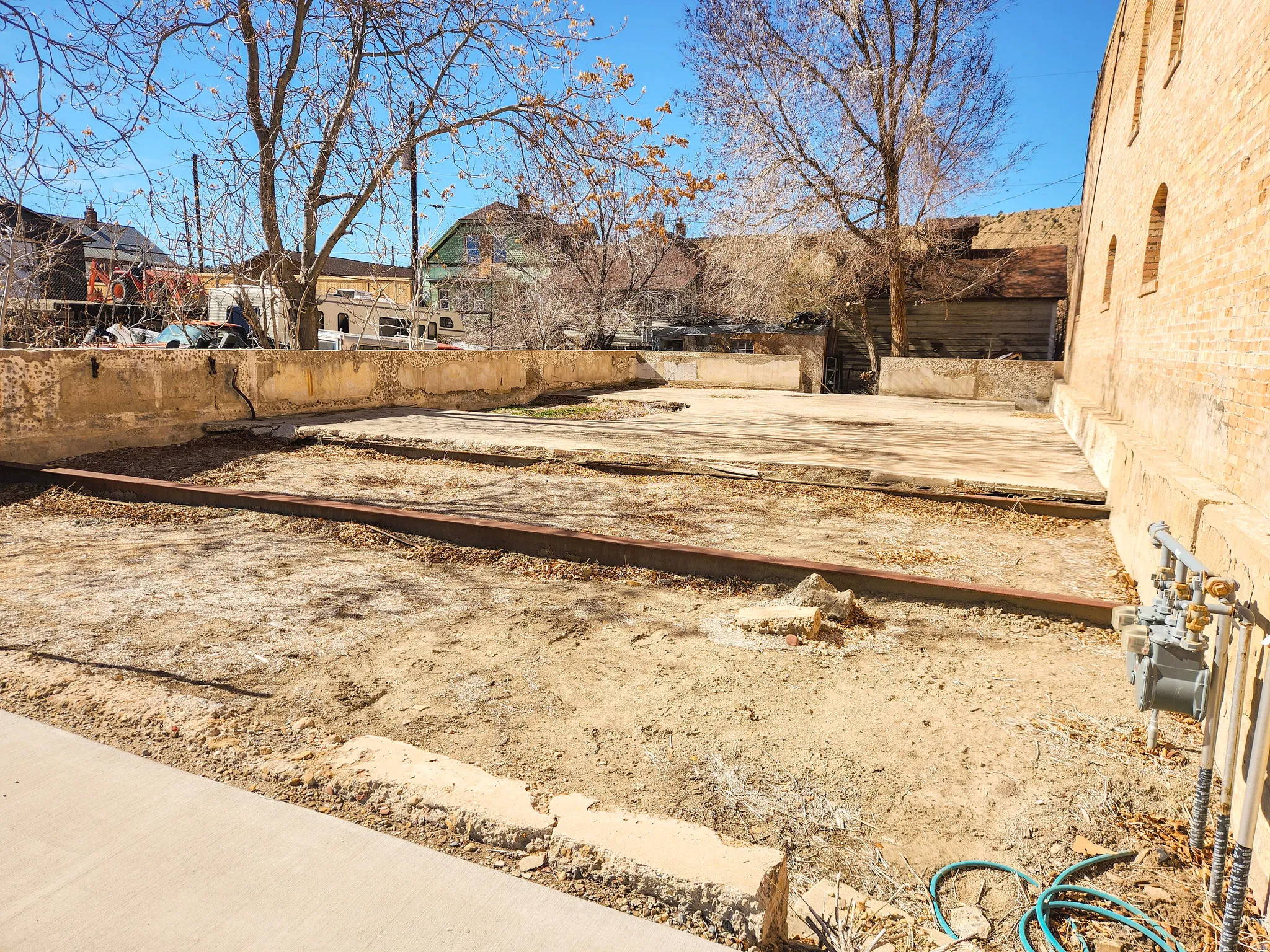 View of yard featuring a patio