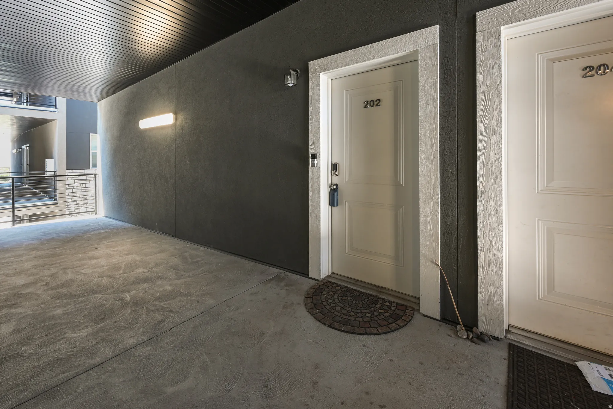 Entrance to property