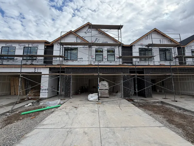 Rear view of house