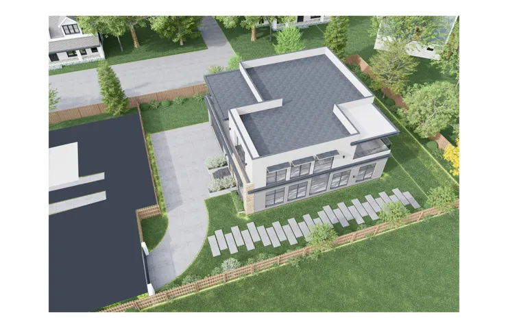 Conceptual renderings – Not an approved building plan (2500 SF footprint)