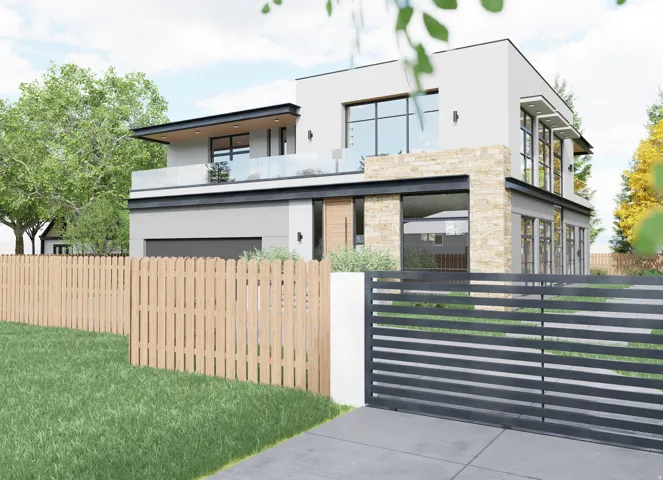 Conceptual renderings – Not an approved building plan (2500 SF footprint)