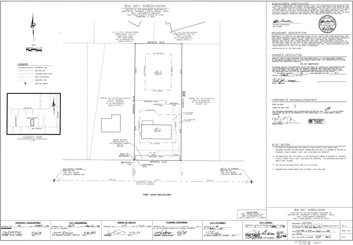 Recorded Plat