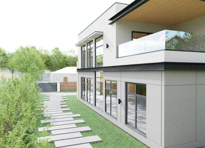 Conceptual renderings – Not an approved building plan (2500 SF footprint)