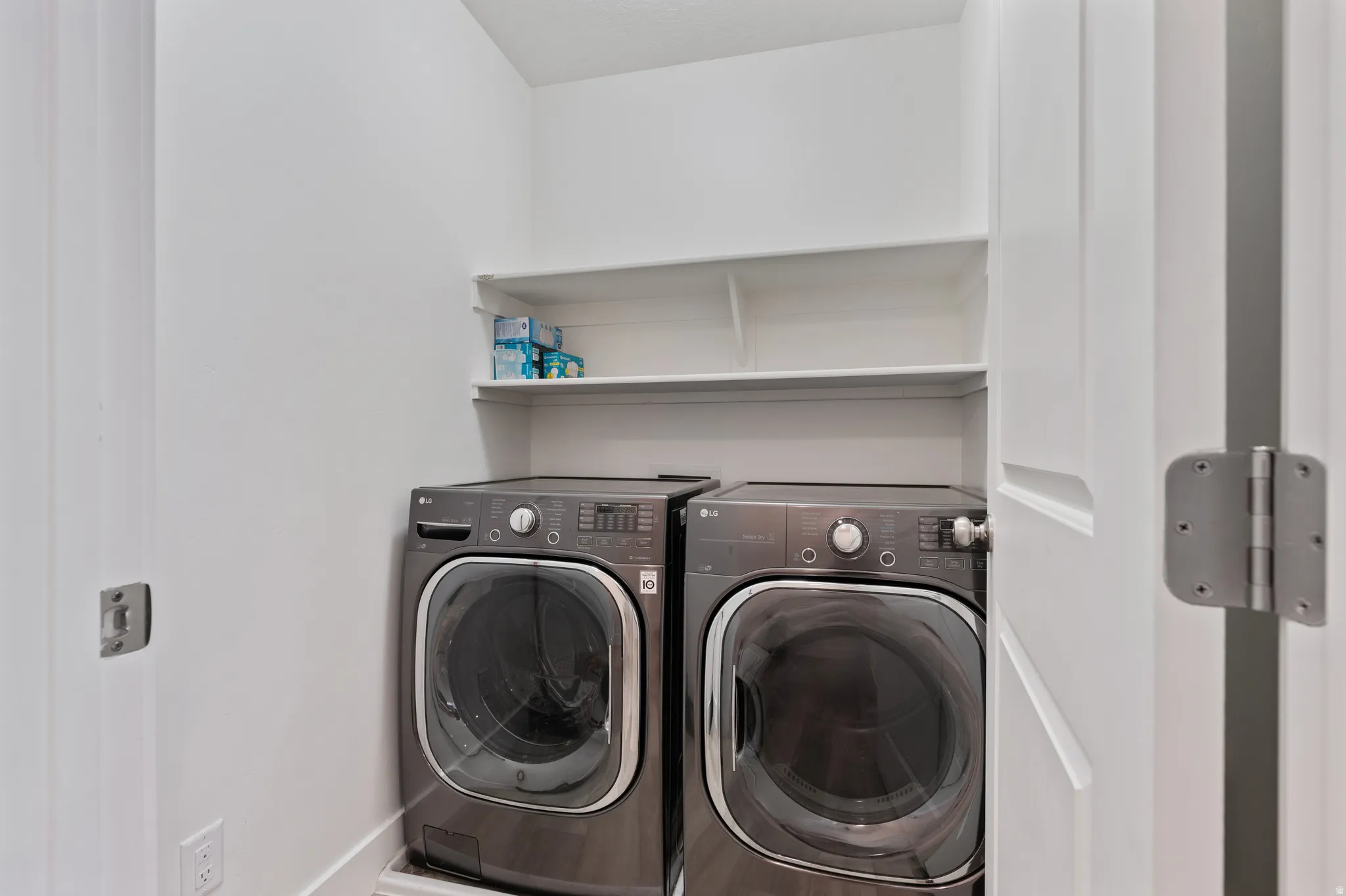 Laundry area featuring washer and dryer