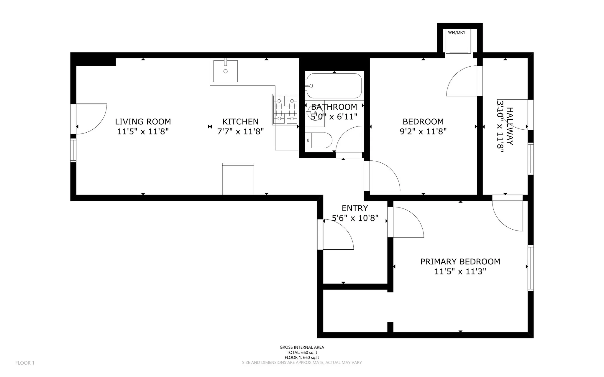 View of floor plan / room layout