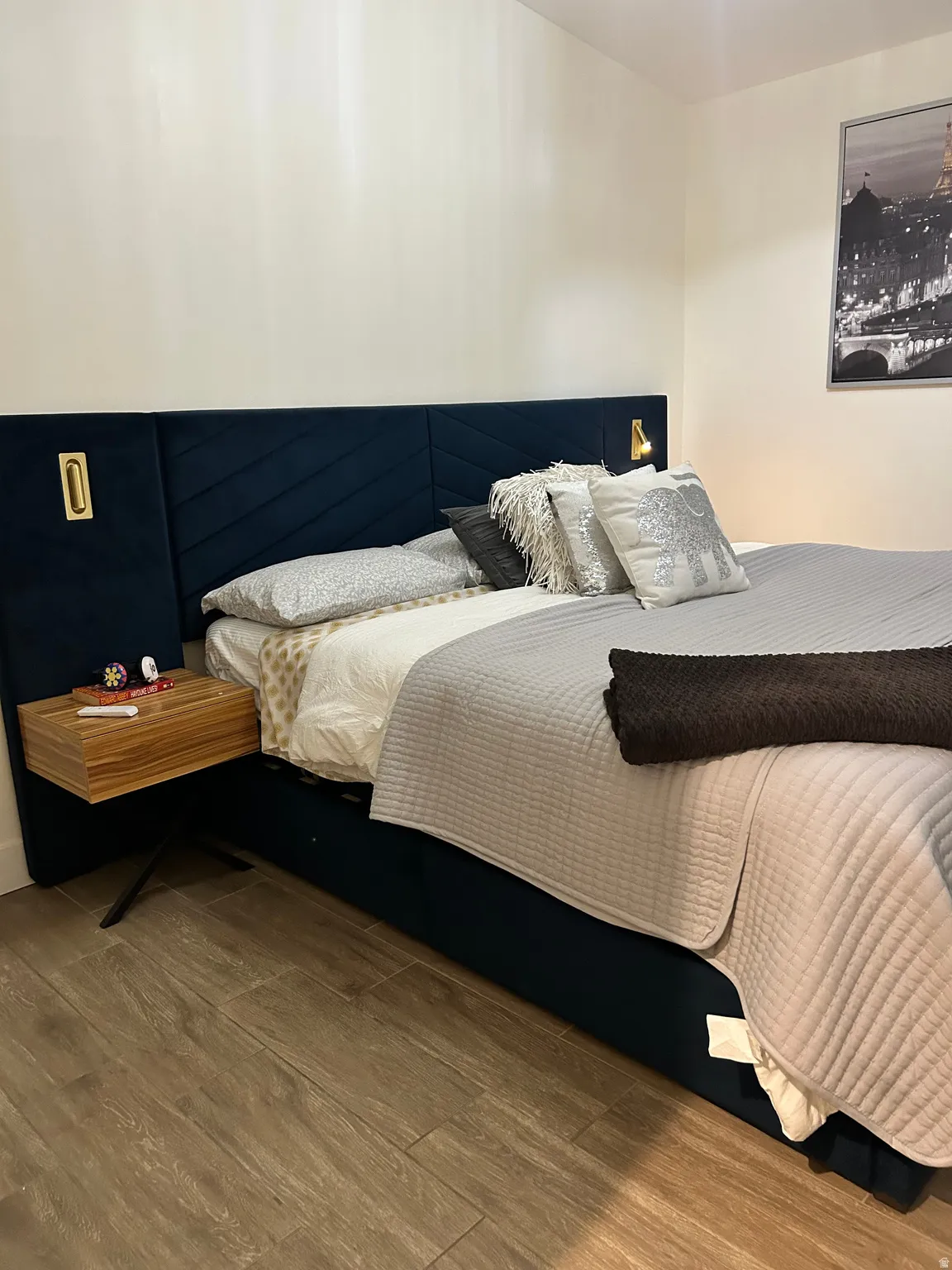 Bedroom featuring wood finished floors