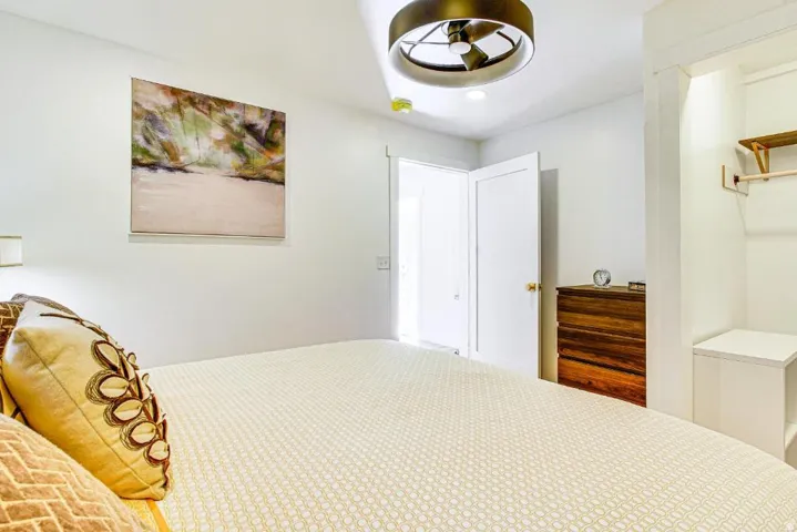 Bedroom featuring recessed lighting