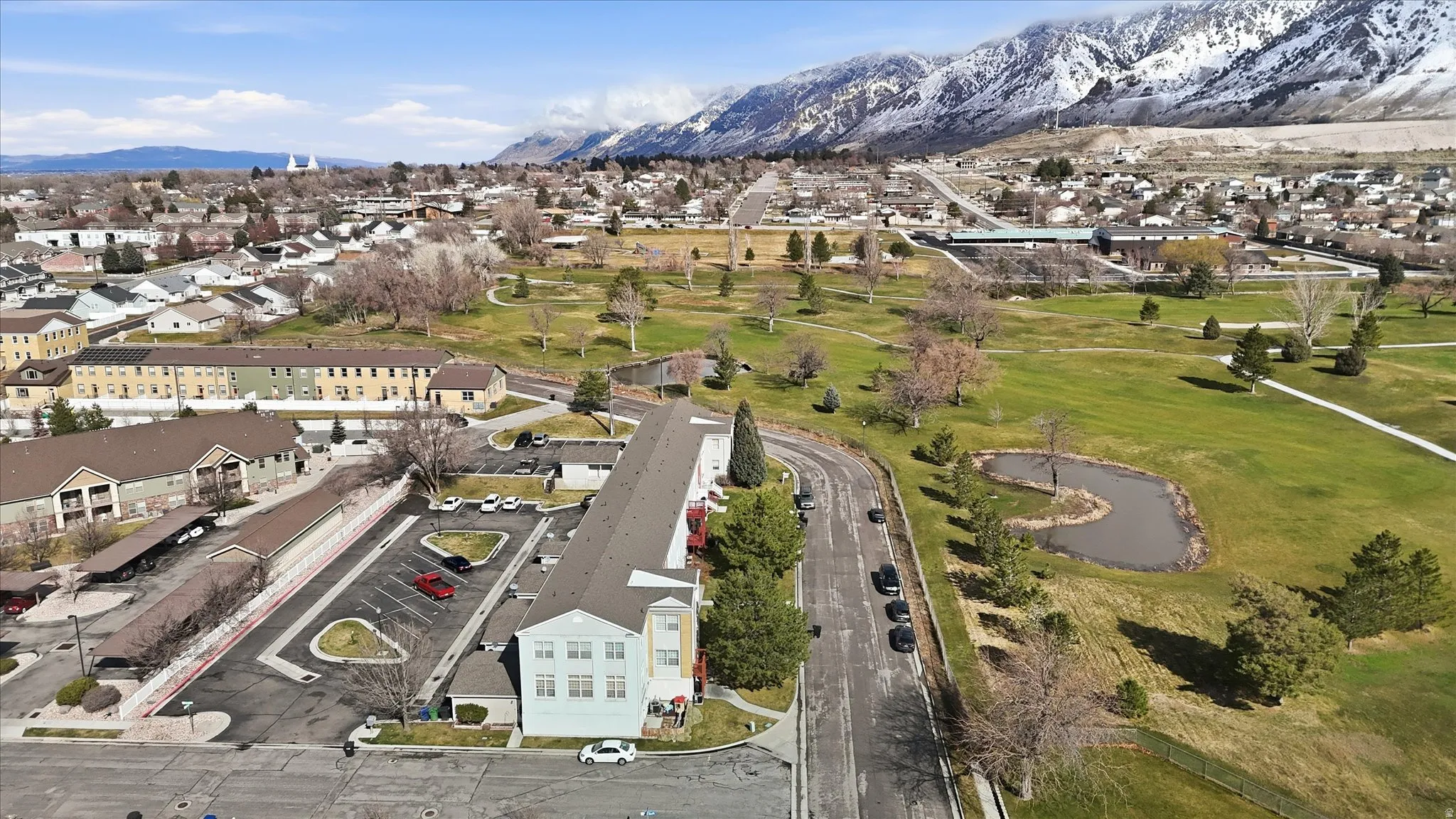 Townhomes with golf course