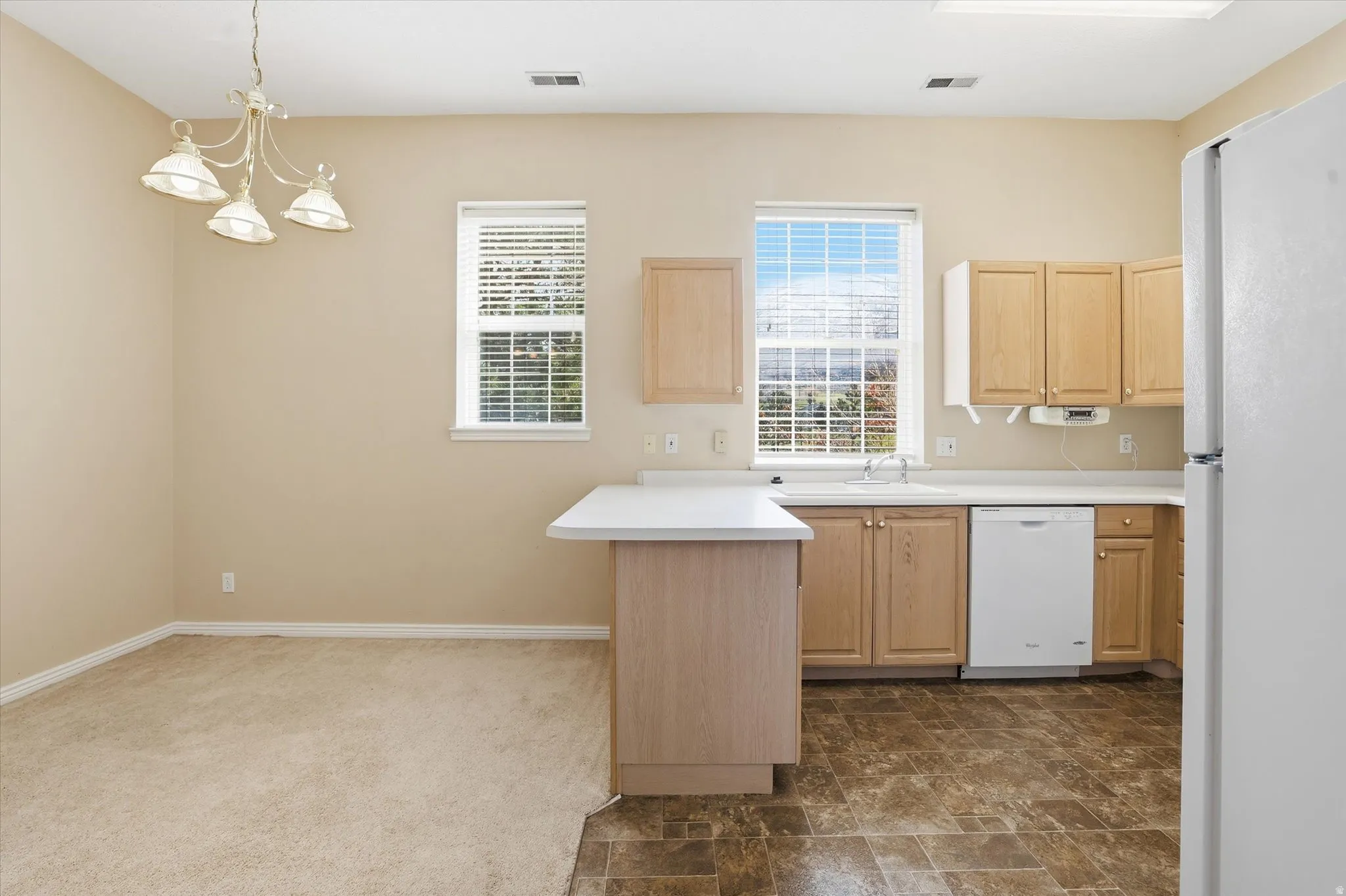 Kitchen and dining area