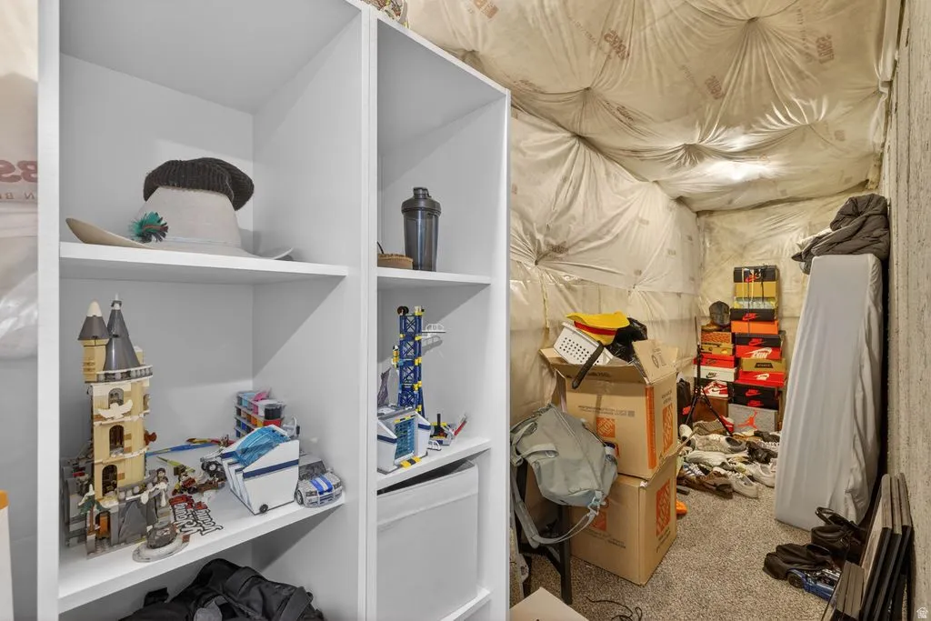 View of storage room