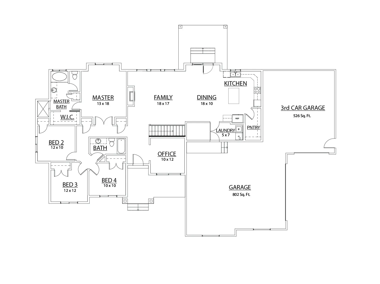 View of home floor plan