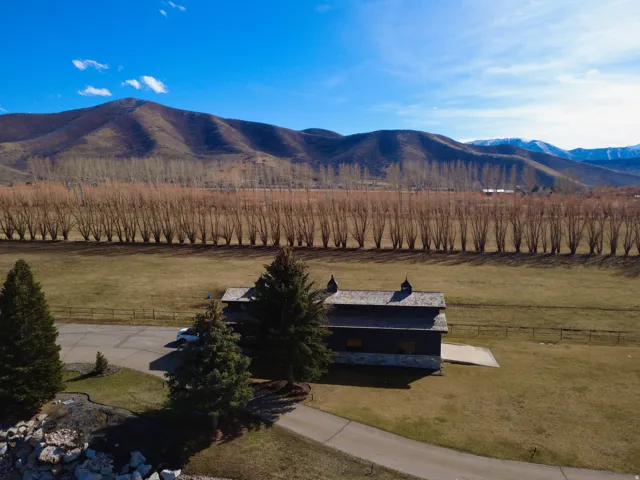 Mountain view featuring rural landscape