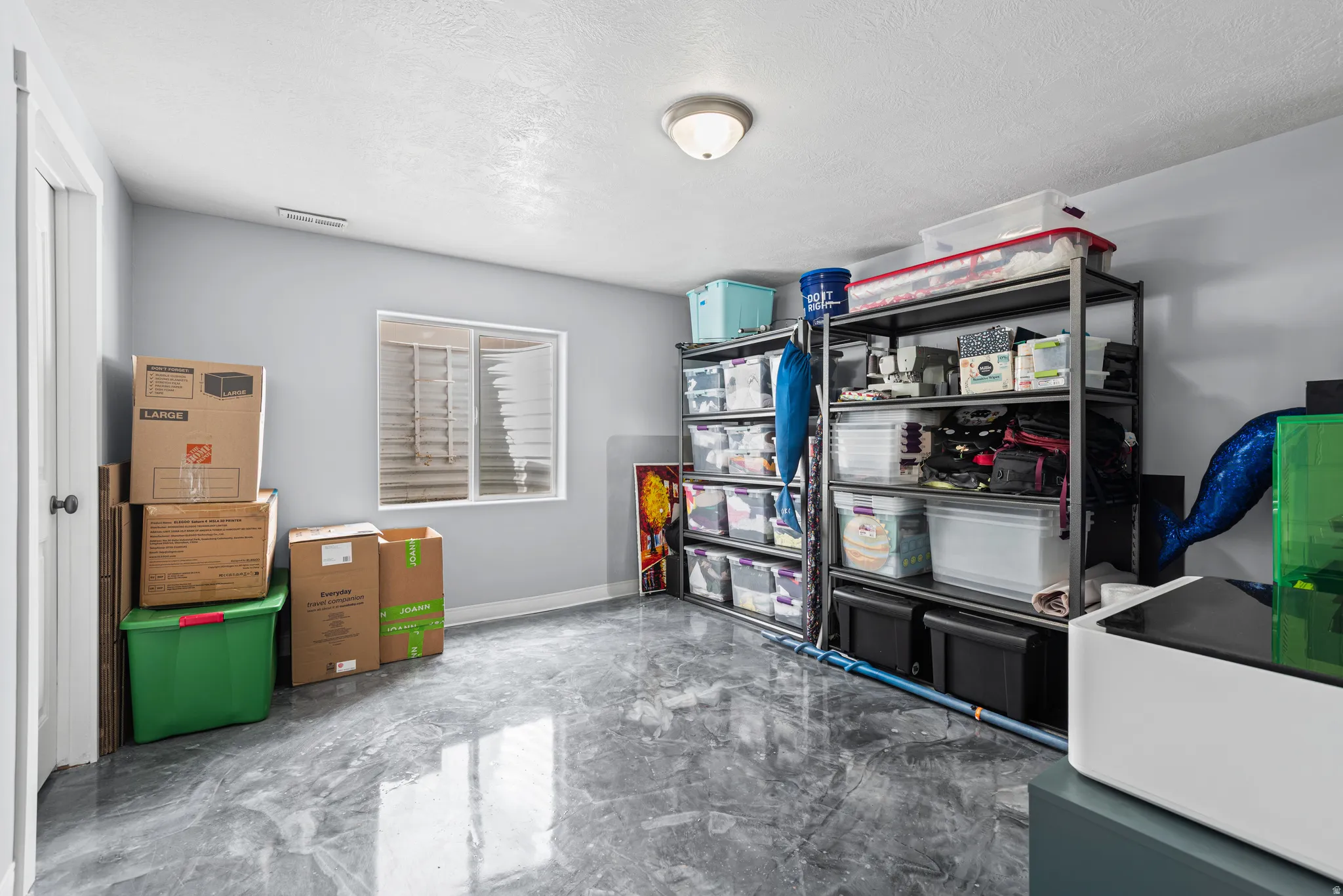 View of storage room