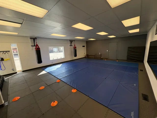 View of swimming pool featuring community basketball court