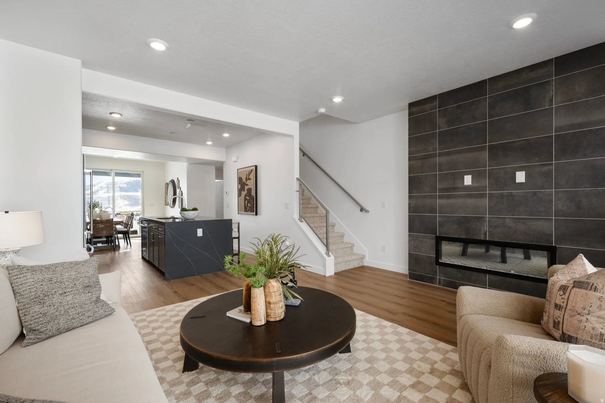 The heart of the home - perfect for cozy evenings or entertaining friends. *Model Home