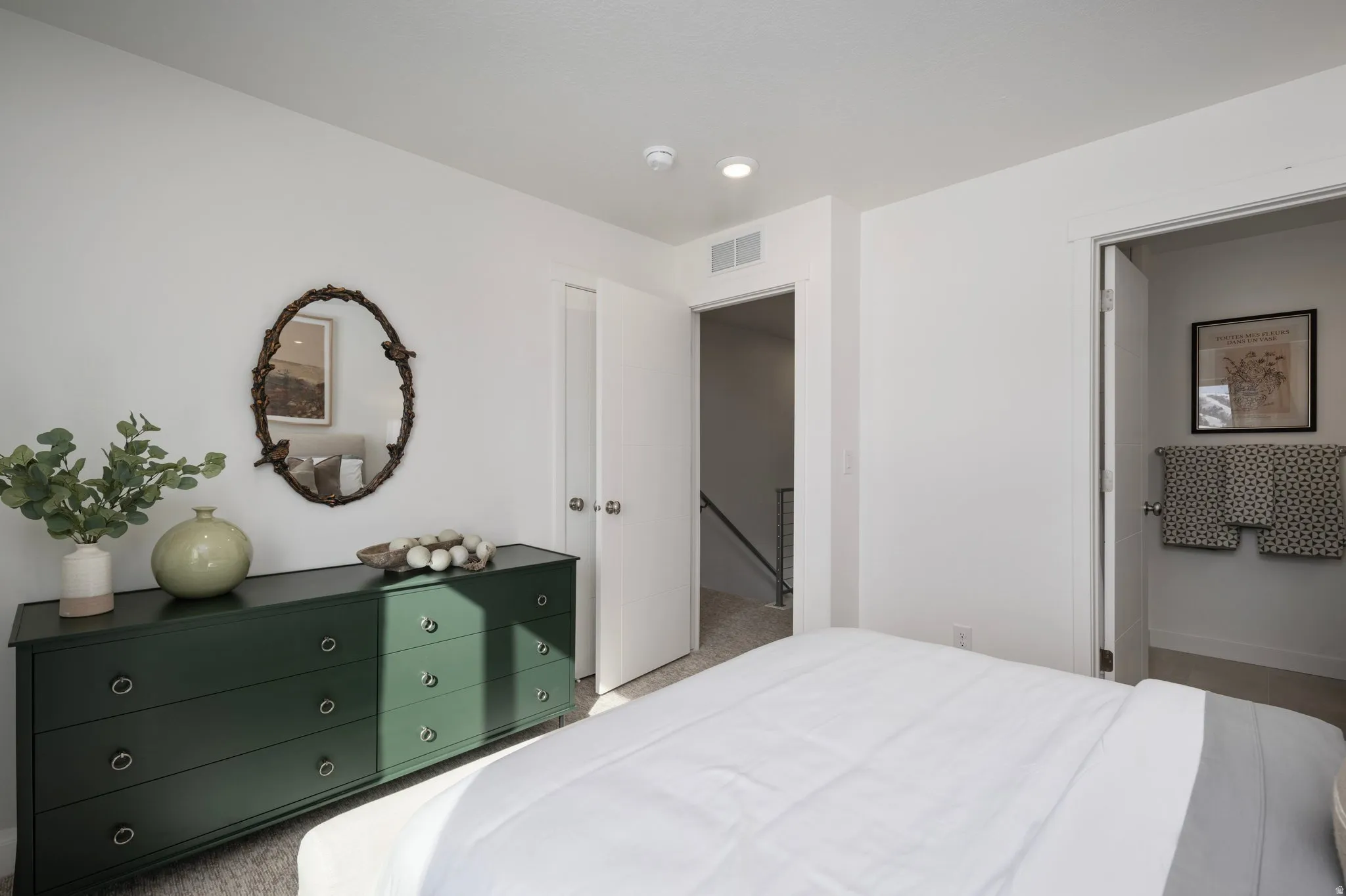 A peaceful primary retreat designed for rest and relaxation.