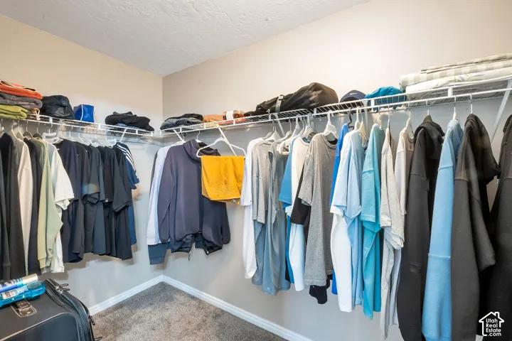 Primary large walk-in closet.