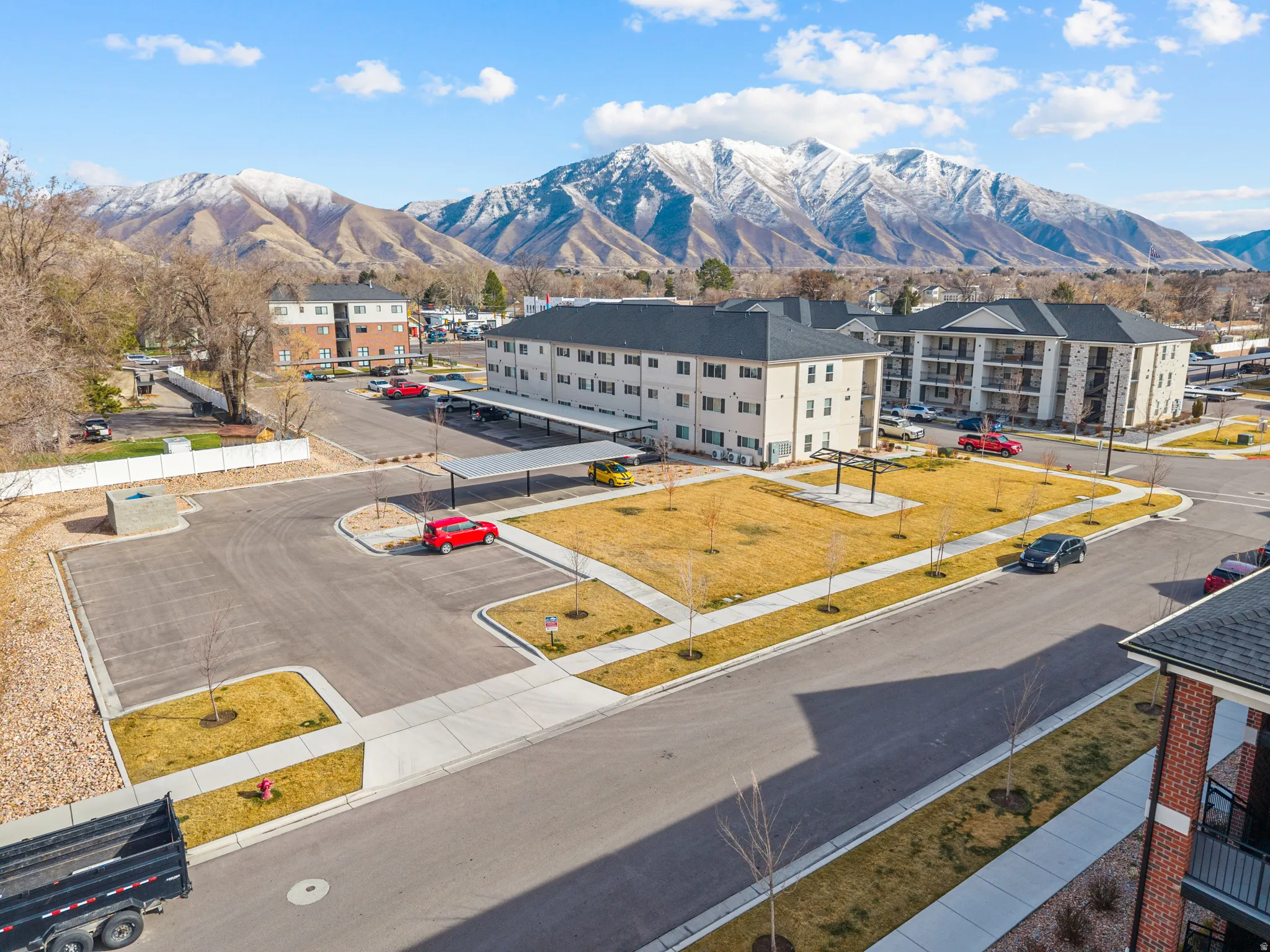 View of mountain background