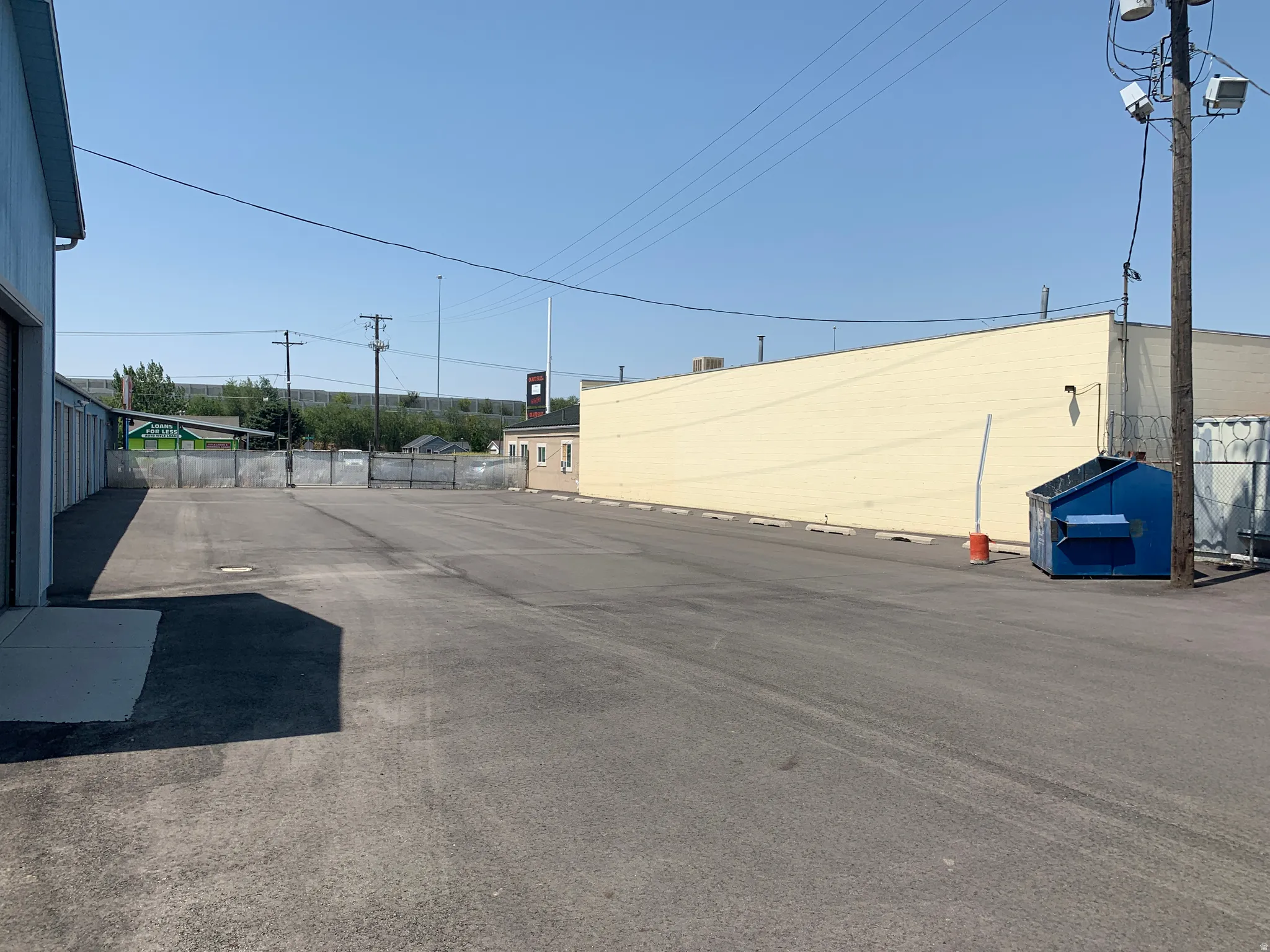 View of asphalt road