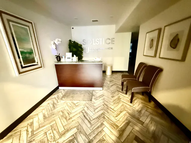 View of reception area