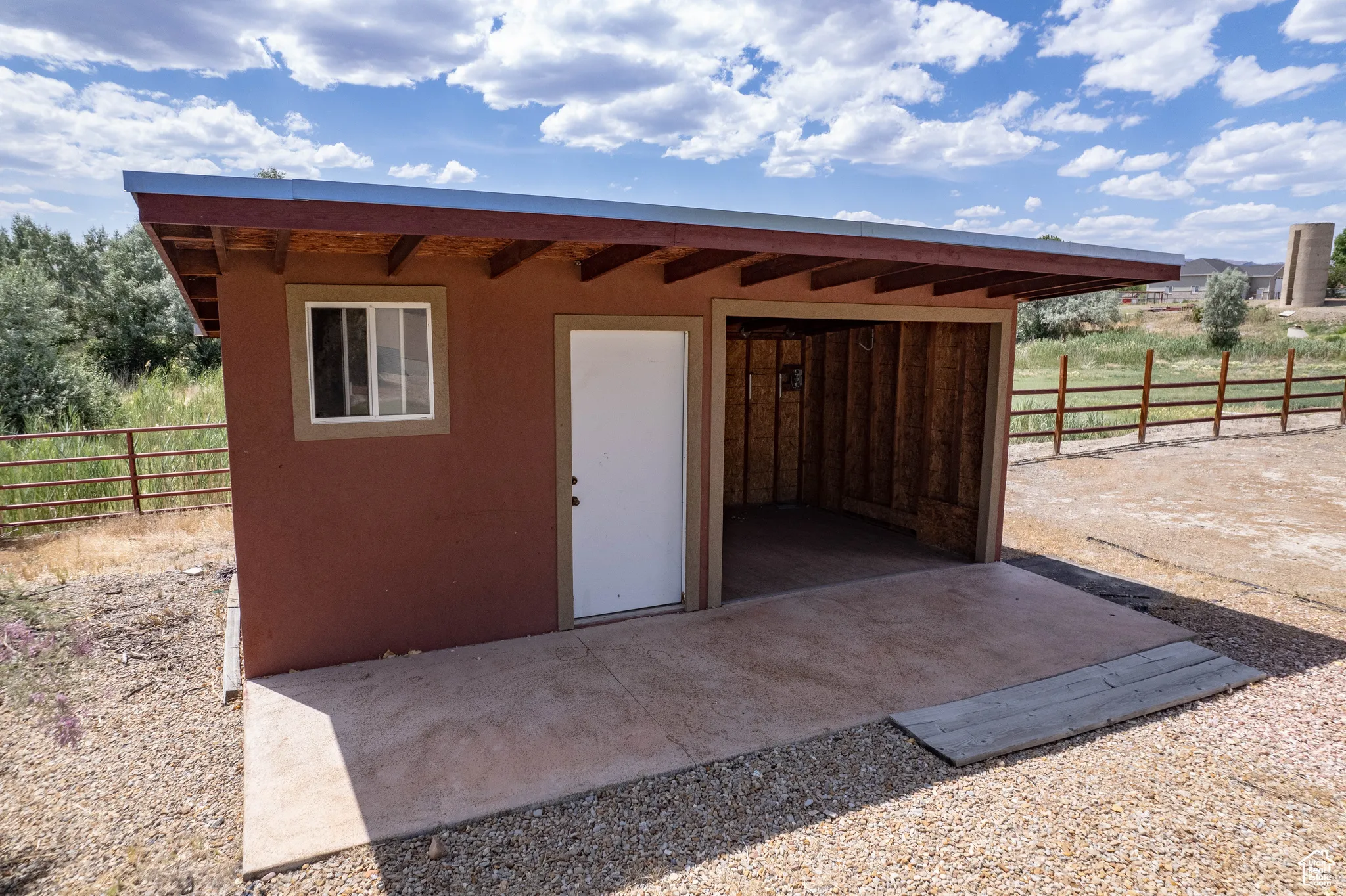 View of outdoor structure