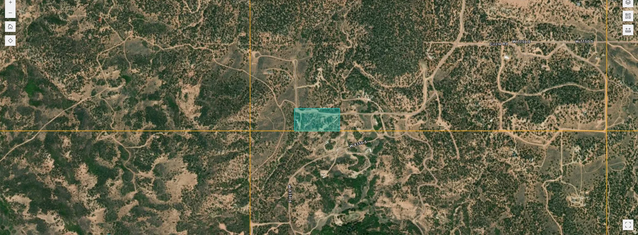 Map / location featuring property boundaries highlighted