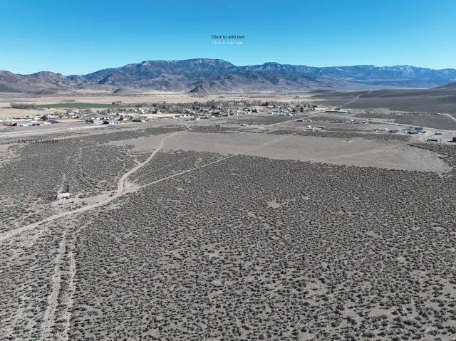 Drone / aerial view of a mountainous background