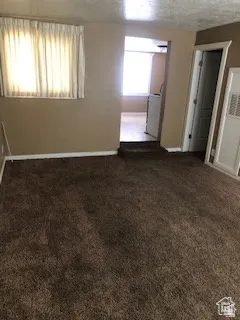 Back single house with one car garage and backyard deck