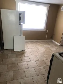 Back single house with one car garage and backyard deck