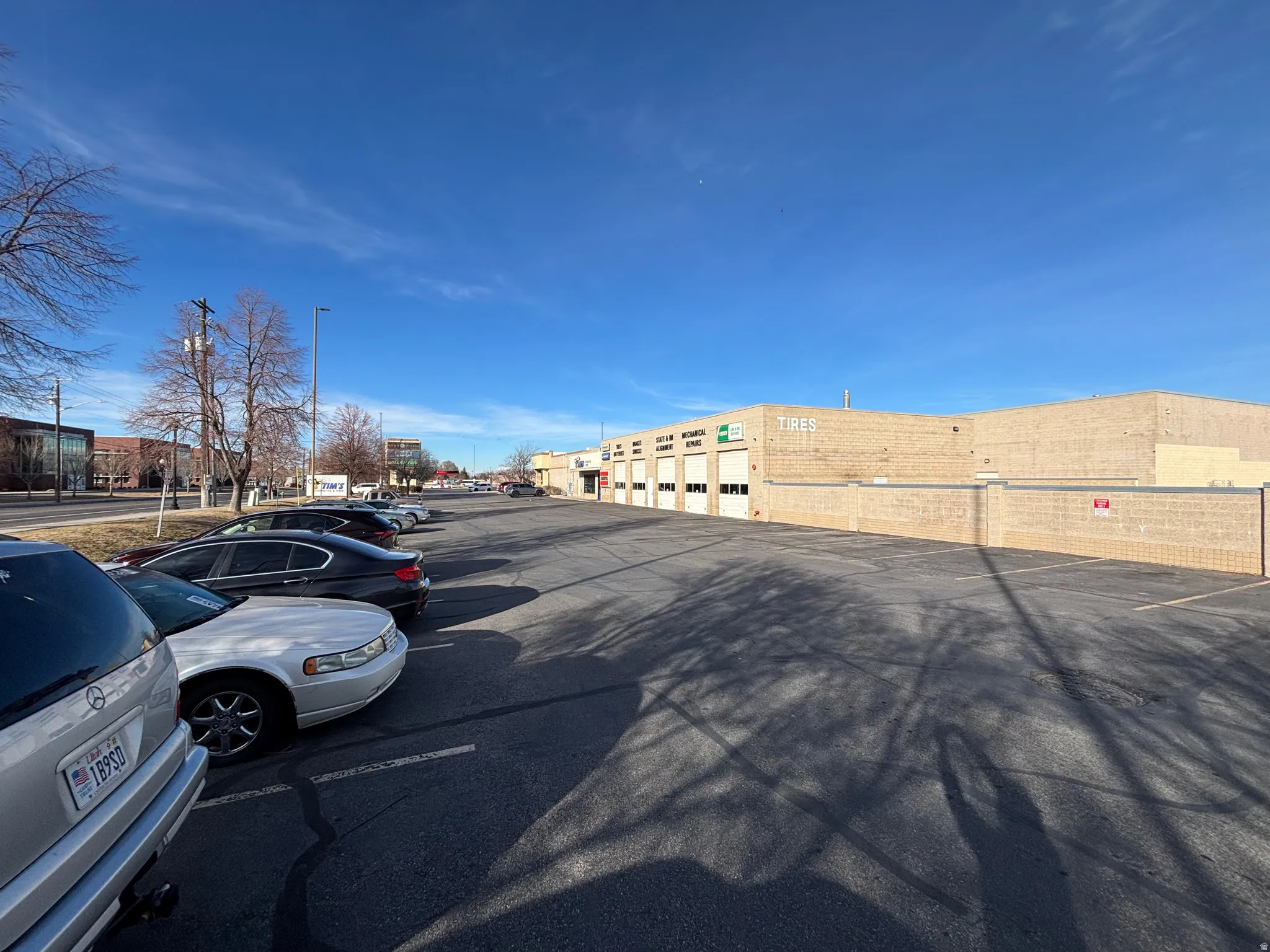 View of asphalt street