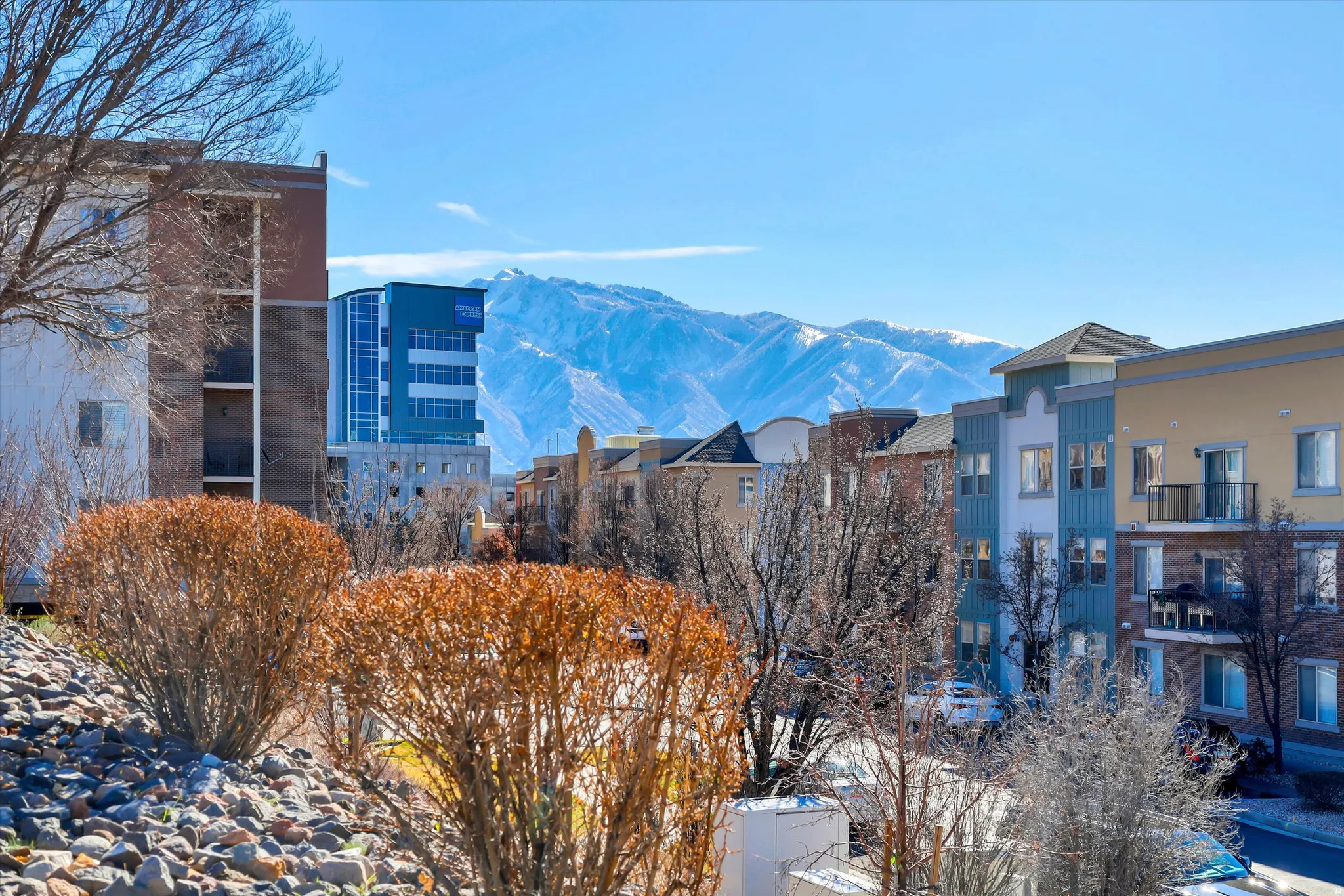 View of mountain background