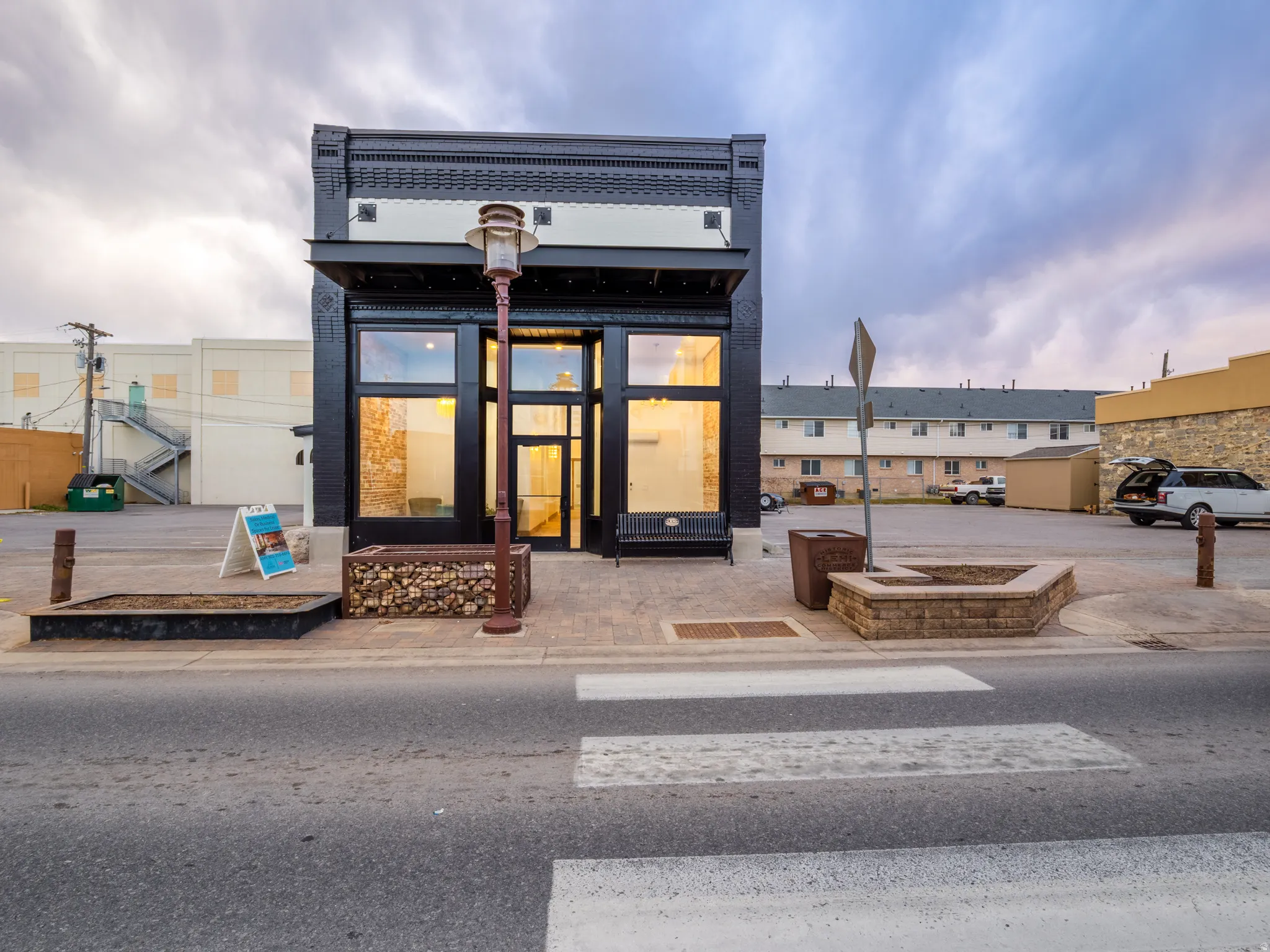 Rear view of property