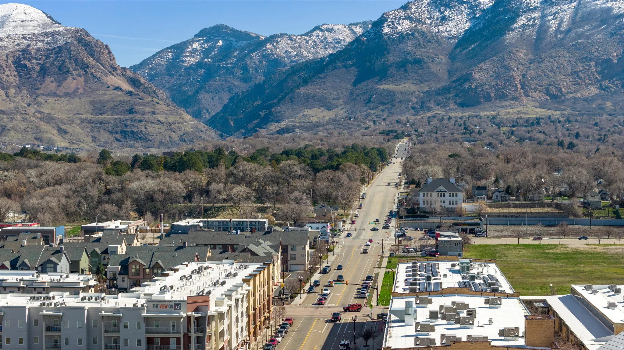 View of mountain backdrop