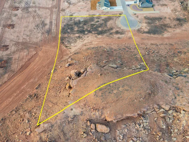 Map / location with property parcel outlined