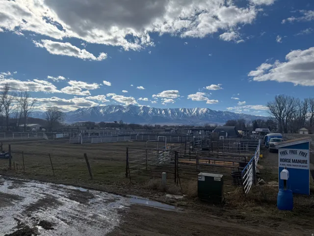 Mountain view featuring rural landscape and a pastoral area