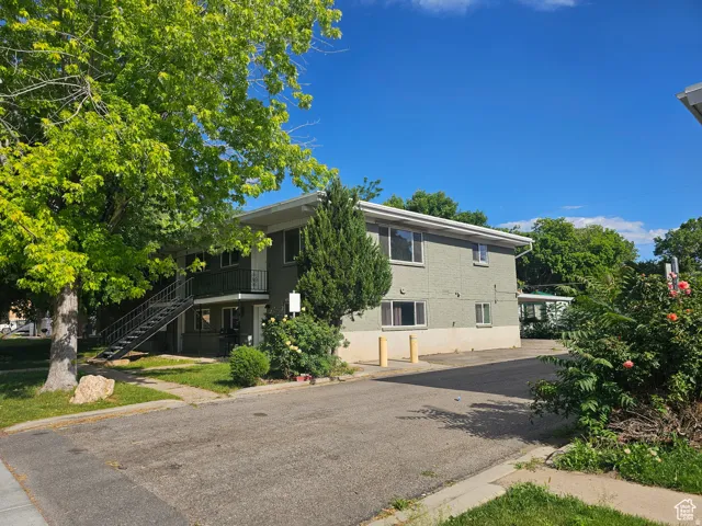 View of front of house with stairs