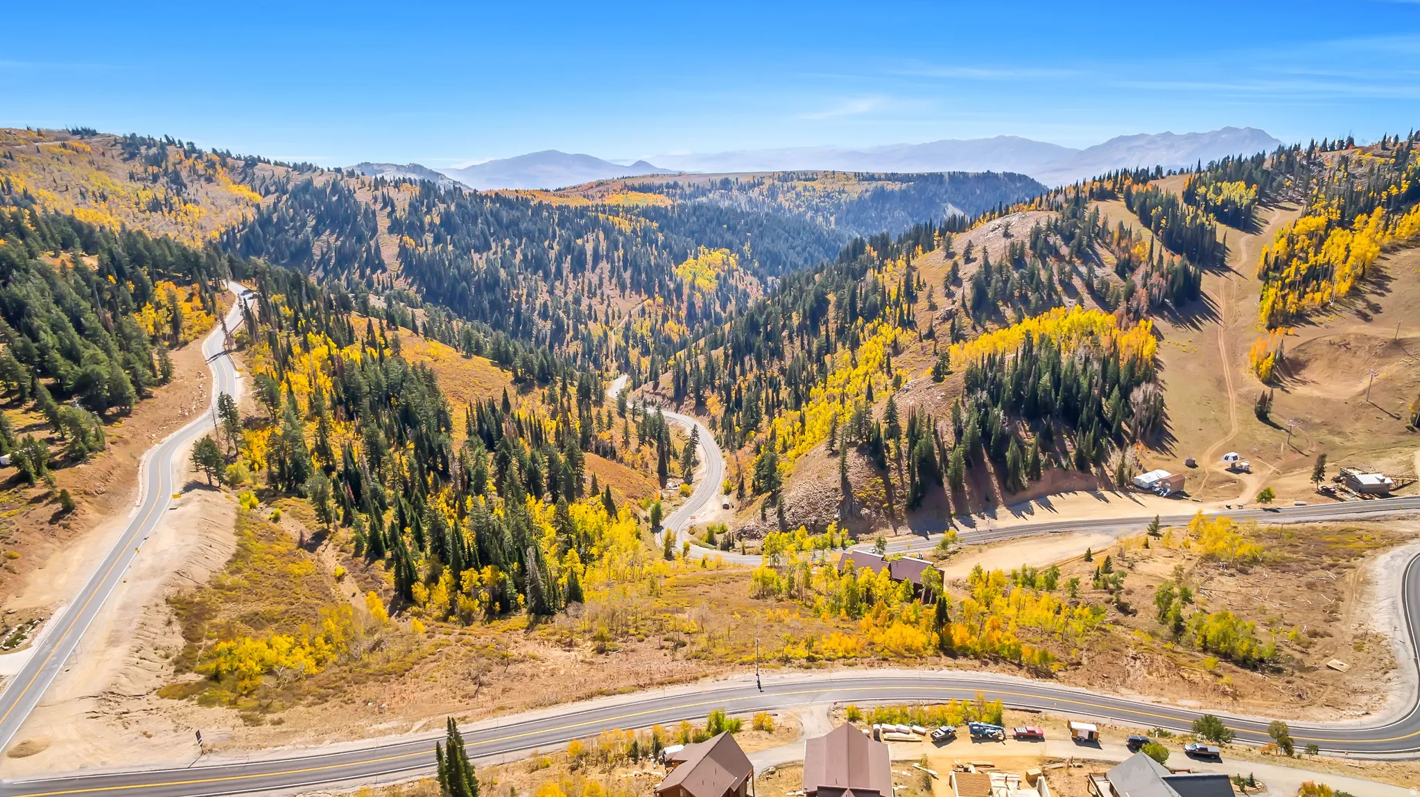 View of mountain background